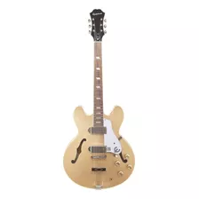 Guitarra Eléctrica EpiPhone Archtop Casino De Arce Natural Brillante Con Diapasón De Granadillo Brasileño