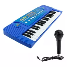 Teclado Piano Infantil Com Microfone Musical Educativo