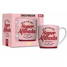 Caneca Porcelana 360ml - Super Afilhada