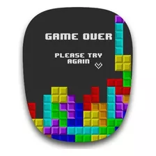 Mousepad Geek Jogo Tetris Clássico Mauser Pad Nerd Cor Preto