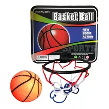 Cesta De Basquete Infantil Brinquedo Mini Tabela Com Bola