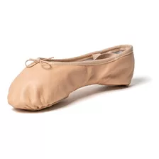 Zapatilla Ballet 100% Piel Media Punta Split Confort Piel