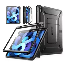 Case Supcase Para iPad Air 5 A2588 A2589 Protector 360° Negr