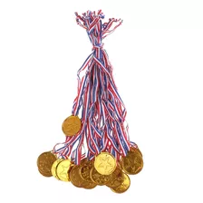 10 Medallas Doradas Ganador Fiesta Deporte Premio Piñata 1a