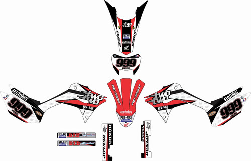 Honda Crf 250f Personalizacion Stickers Calcas Foto 4