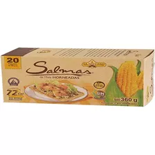 Salmas Horneadas Caja C/20 Paquetes 3 Tostadas Kosher 360gr