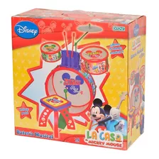 Juguete Bateria Musical Para Niños Mickey Origal Ditoys Color Único