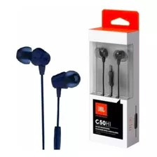 Auricular Audifono Manos Libre Jbl C50hi Azul