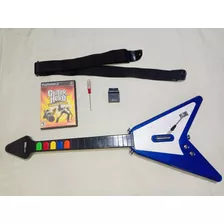 Guitarra Inalámbrica Ps2+juego Guitar Hero+accesorios