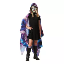 Cosplay Fantasia Halloween Capa Galaxia Infantil Tam: Unico