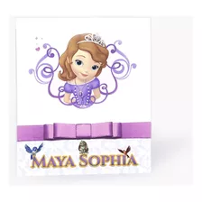 Kit 20 Convites Infantil - Princesinha Sofia - Personalizado