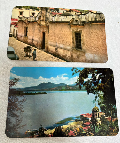 Vintage Tarjetas Postales (2) Taxco Y Pátzcuaro