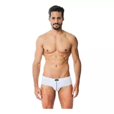 Kit 3 Cueca Slip Roup 100% Algodão Conforto Cotton 