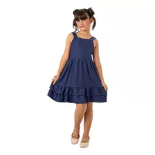 Vestido Infantil Blogueirinha Menina Diva Luxo Solto Fresco