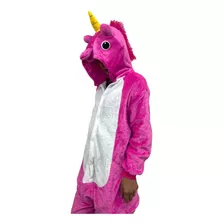 Pijama Entero Unicornio Kigurumi Disfraz Peluche Plush 