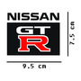 Nissan Gt R Logo Sticker Vinil 2pzs Bitono $135 Mikegamesmx