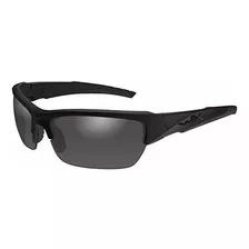 Wiley X Valor Marco Negro Mate Con Lentes Gris Polarizado