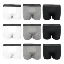 Kit 10 Cuecas Box Boxer Sortidas Algodão Cotton C5