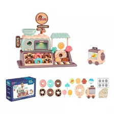 Tienda De Donuts De Juguetes De Simulación Para Niños