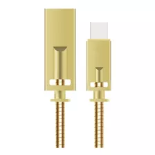 Cable Wesdar Usb A Micro-usb T18 Gold
