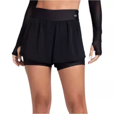 Short Duplo Feminino Corrida Academia Enfim Malwee