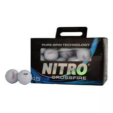 Nitro Golf Crossfire - Pelotas De Golf, 45 Unidades, Color B