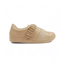 Tenis Dama Modare Casual De Meter Beige Np Pele Strech 7363