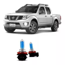 Lâmpada Super Branca H11 Farol Milha Nissan Frontier 07/...