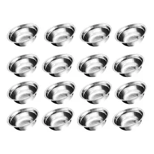 Kit 20 Tigelas 15cm Bowl Inox Comedouro Pet Para Cão E Gato