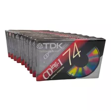 Cassette Audio Original * 10 Unidades - Tdk Cding1 74'