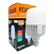 Lampada Led Alta Potencia 100w 6500k E-40 Bivolt Foxlux Cor Da Luz Branco-frio 110v/220v