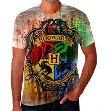 Camiseta Camisa Grifinória Sonserina Hogwarts Harry Poter 03