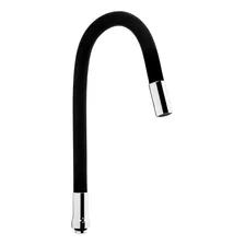 Tubo Cano Gourmet Flexível De Silicone Para Torneira Black 