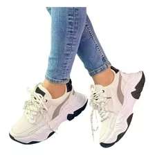 Zapatos Deportivos Suela Alta Dama Gym Casuales Colombianos