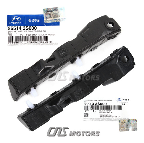 Genuine Bumper Bracket Front Left Right For 11-15 Hyunda Ddf Foto 5