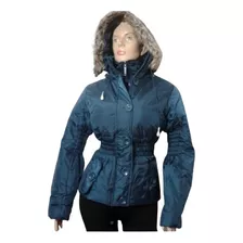 Chaqueta Impermeable Para Damas Forrada Con Capuchas. 