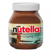 Creme De Avelã Nutella Sabores Do Brasil 650g.