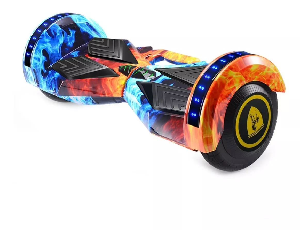 Skate Electrico Patineta Hoverboard 8´´ Luces 6 Meses Dimm
