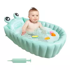 Bañera Inflable Para Bebé, Bañera De Viaje Portátil Par.