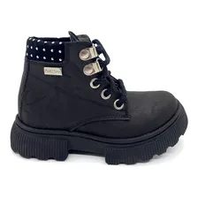 Borcego Bebes Botas Nena Cordones Brillo Liviana 23 Al 26