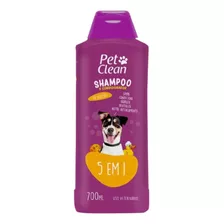 Shampoo/condicionador 5 Em 1 Cães E Gatos Pet Clean 700ml