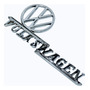 Emblema Vw Sedan Fuel 1600i Tapa Motor Cromado 