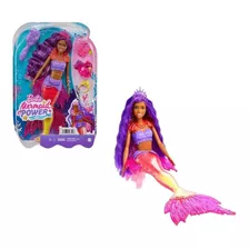 Boneca Barbie Mermaid Power Brooklyn Sereia Negra - Mattel