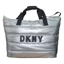 Bolsa Dkny Original Plata Maleta Sport Grande