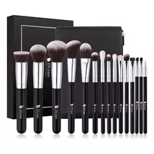 Ducare Makeup Brushes With Bag 15pcs Makeup Brush Set Kab...