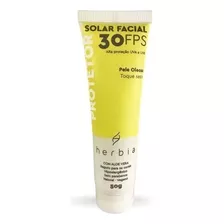 Protetor Solar Facial Natural - Pele Mista/seca - 50g Herbia