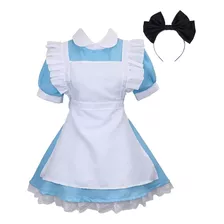 Colorful House - Traje De Cosplay Para Mujer, Vestido Azul, 