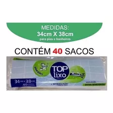 Sacos De Lixo 10 Litros Pia Banheiro Branco Picotado Forte