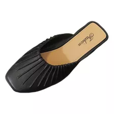 Zapatillas De Tacón Bajo Sandalias Zapatos De Mujer De Moda