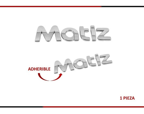 Emblema Para Cajuela Chevrolet Matiz 2006-2015 Foto 2